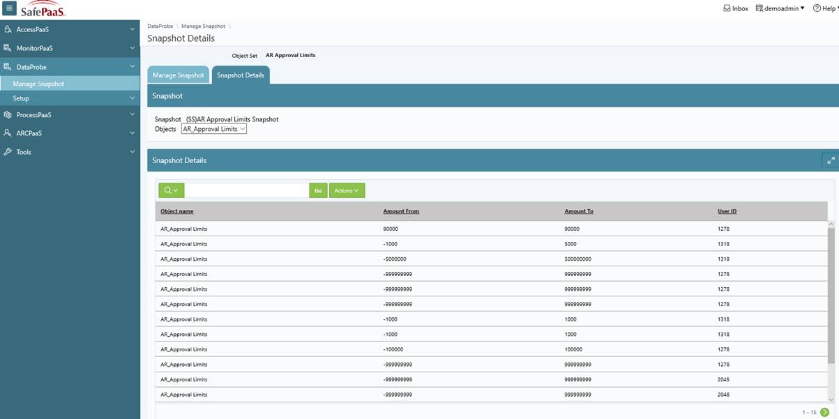 SafePaaS Dataprobe