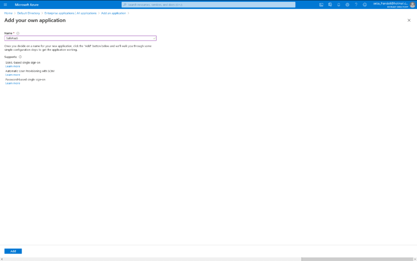 SAML Single sign-on