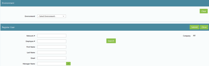 Self-service user request