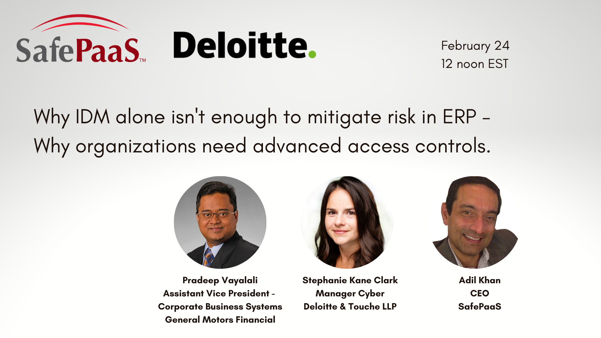 IDM is not enough for ERP
