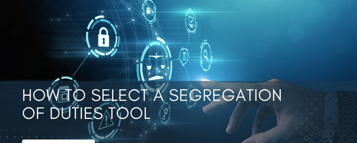 Segregation of duties tool