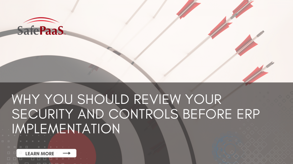 Security and controls ERP implementation