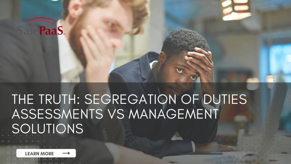 Segregation of duties Assessment