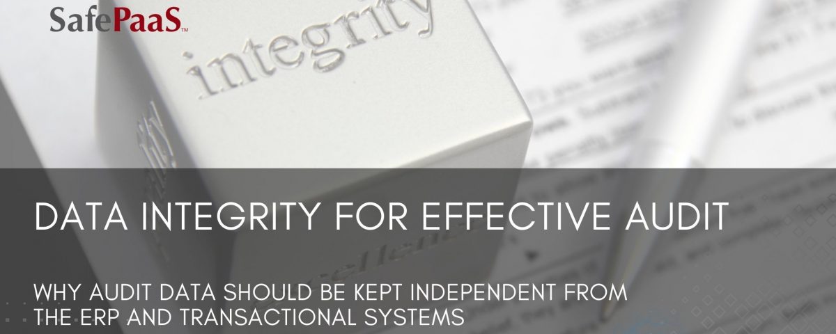 Data Integrity for Audit