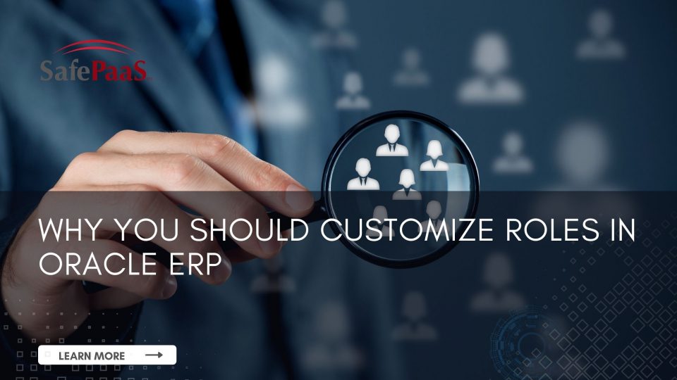 Why you should customize roles in Oracle ERP