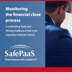 Monitor the financial close process