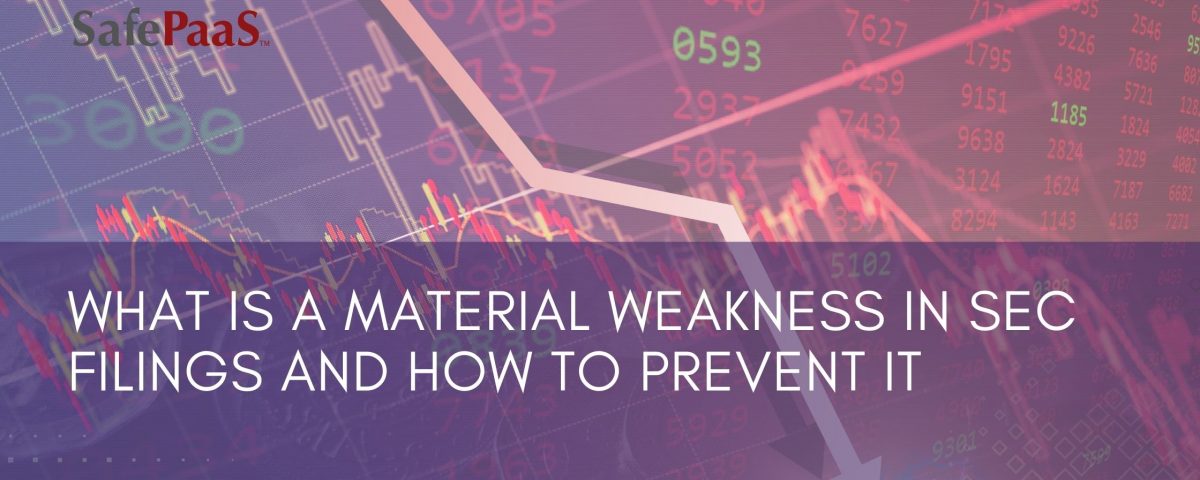 What is Material Weakness