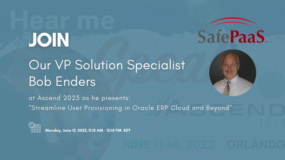 User provisioning Oracle ERP Cloud