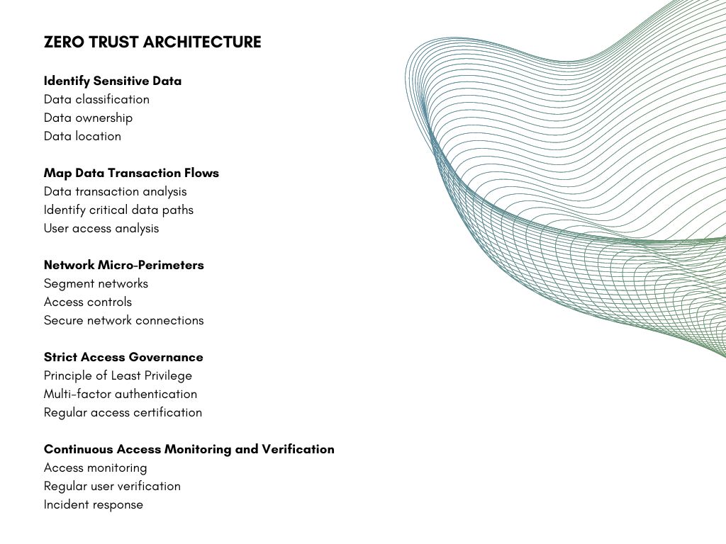 Zero trust architecture