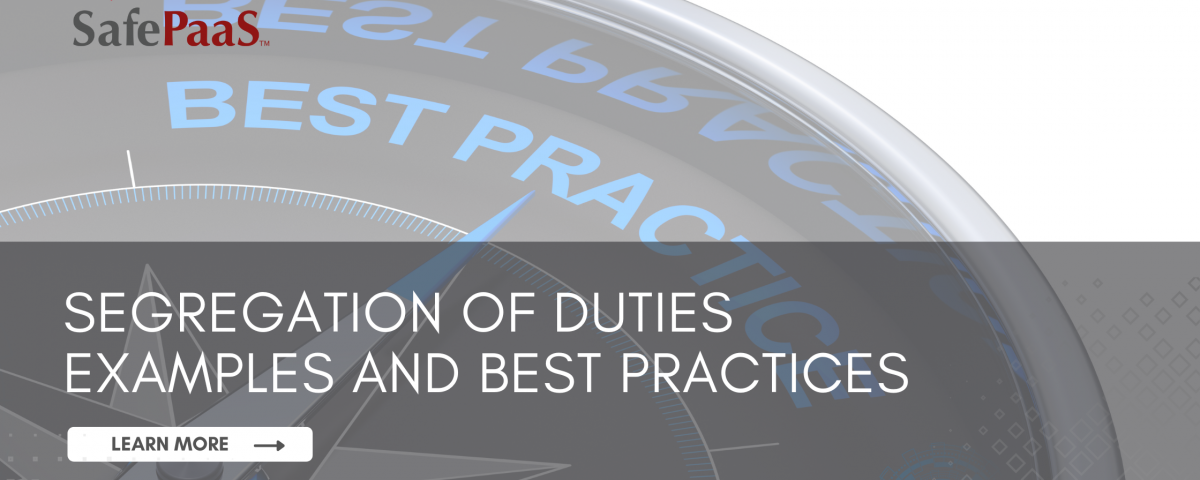 Segregation of Duties Best Practices
