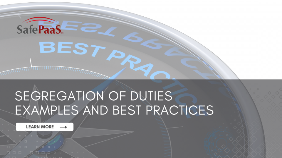 Segregation of Duties Best Practices