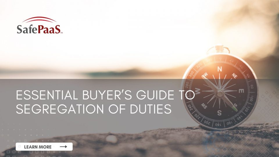 Segregation of Duties Buyer's Guide