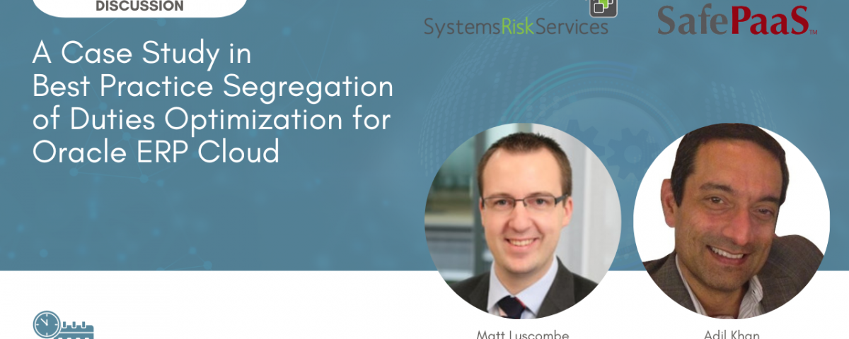 Segregation of Duties Oracle ERP Cloud