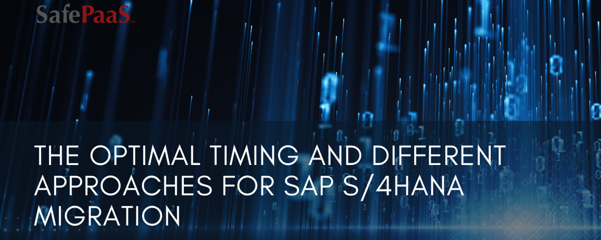 SAP S/4HANA migration approaches