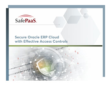 Secure Oracle ERP Cloud