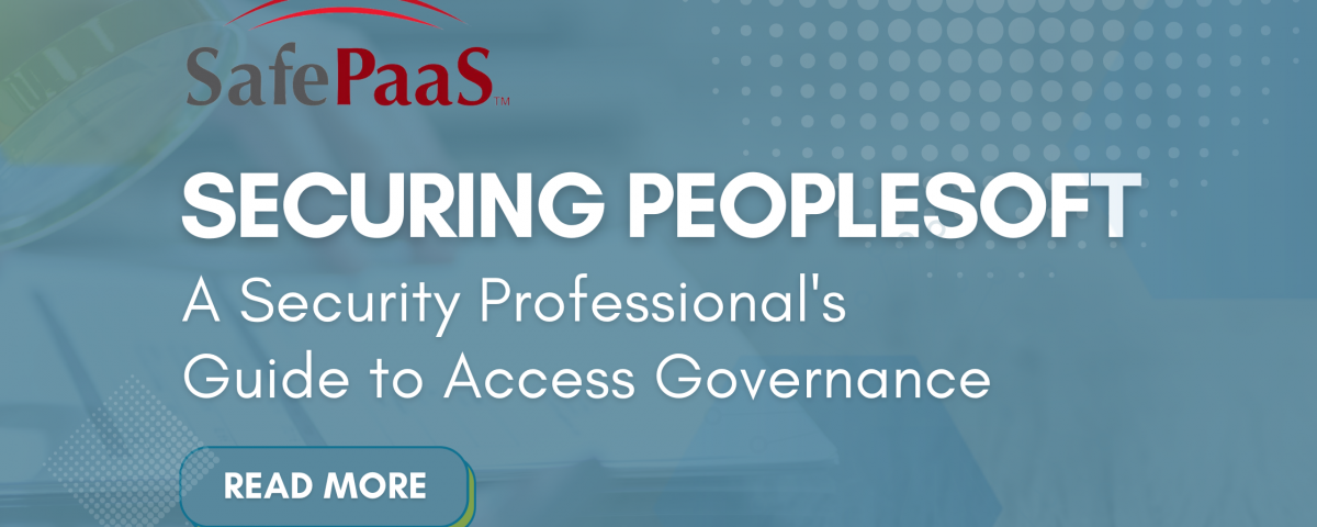 Access Governance for PeopleSoft
