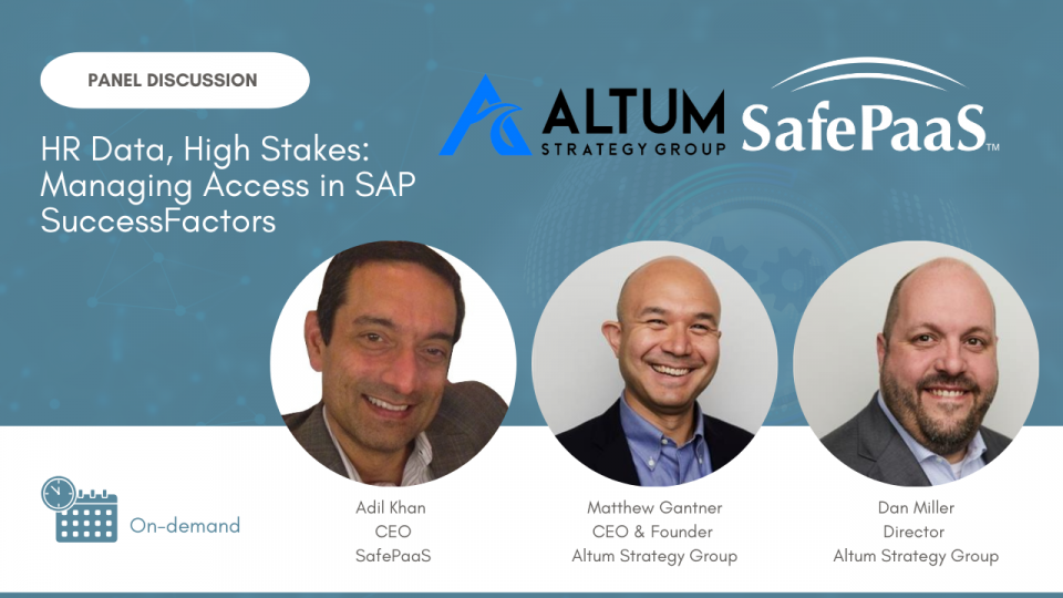 Access Governance for SAP SuccessFactors